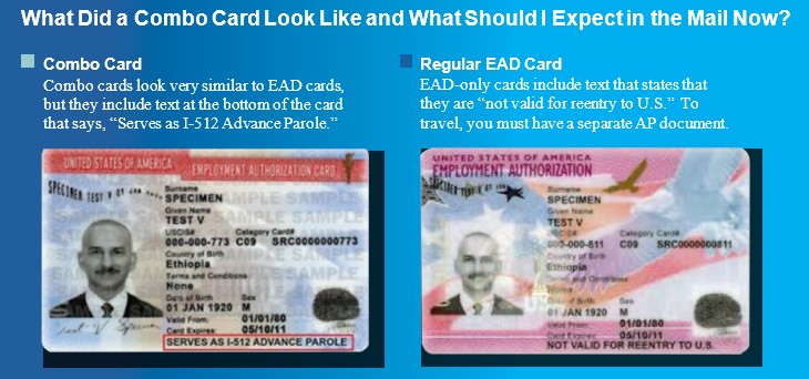 travel outside us with ead card